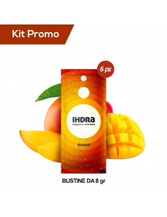 Box 6 astucci di insaporitori d'acqua gusto mango 8 gr
