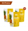 Box 9 confezioni di Ananas Crioessiccata, Opi Frutta