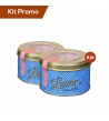 Box 6 lattine caramelle morbide Leone alle fragole