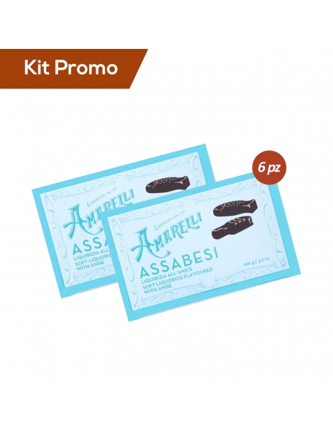 Box 6 scatoline di Liquirizia Amarelli all'anice