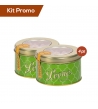 Box 4 lattine di caramelle morbide gusto mandarino