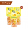 Box 6 sacchetti di Mix Caramelle arancia e limone, Perle di Sole