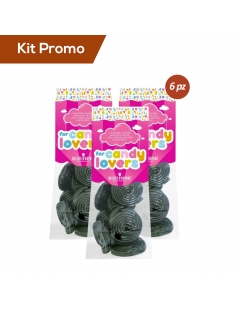 Box 6 sacchetti di rotelle di liquirizia, Candy Lovers