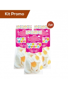 Box 3 sacchetti di Caramelle uova al tegamino, Candylovers