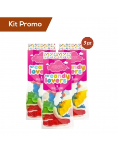 Box 3 sacchetti di caramelle gommose coccodrilli, Candy Lovers
