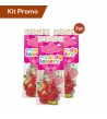 Box 9 sacchetti caramelle gommose ciliegie, Candy Lovers