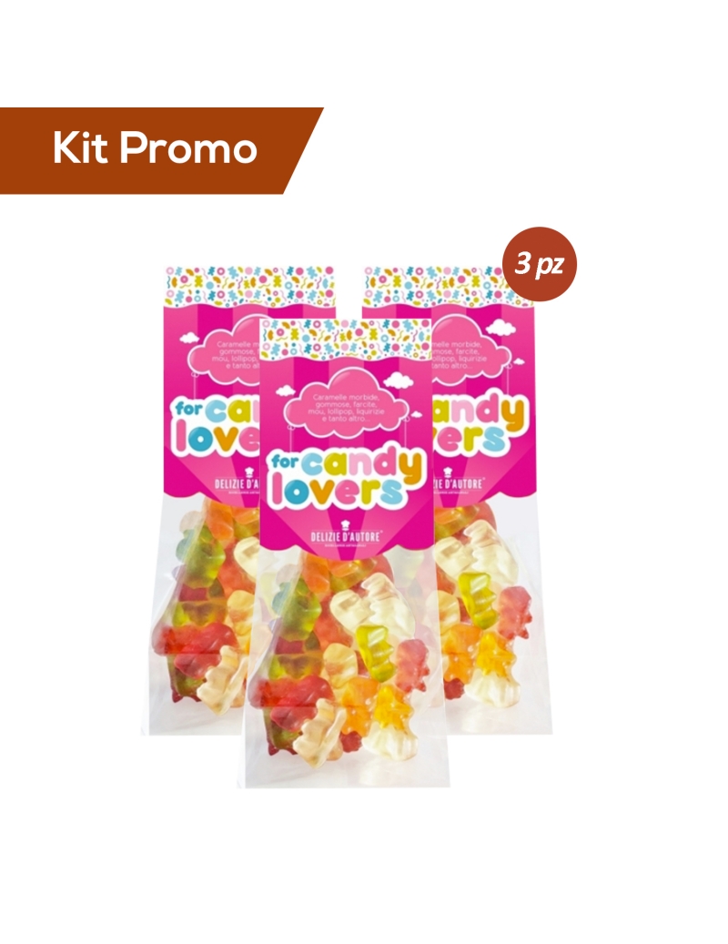 Box 3 sacchetti di caramelle orsetti, Candy Lavers