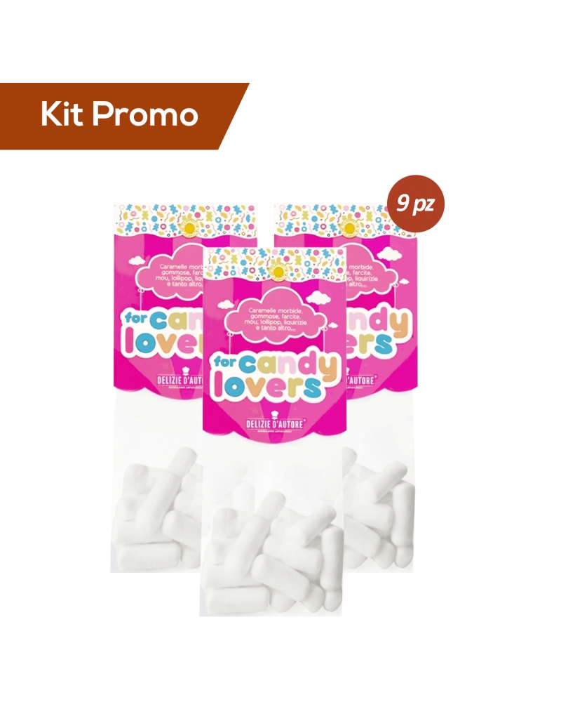 Box 9 sacchetti di gessetti di liquirizia, Candy Lovers