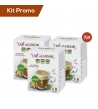 Box 3 scatoline di Caffè al Ginseng Amaro Solubile Foodness