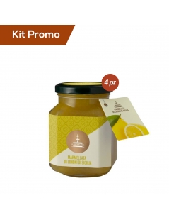 Box 4 vasetti di Marmellata di Limoni di Sicilia