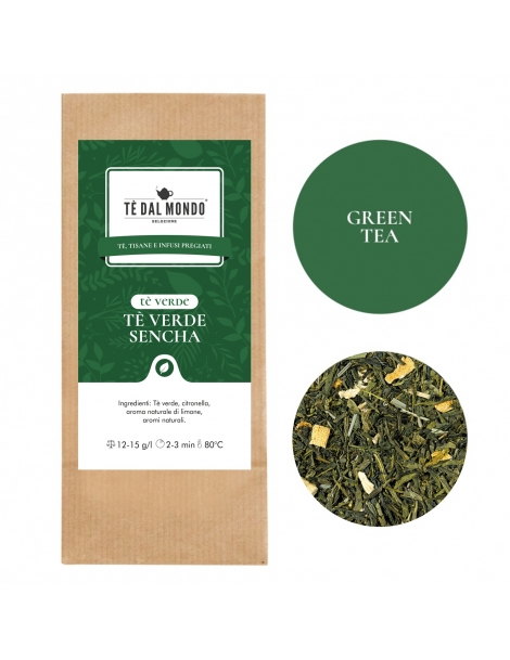 Tè verde Sencha al limone