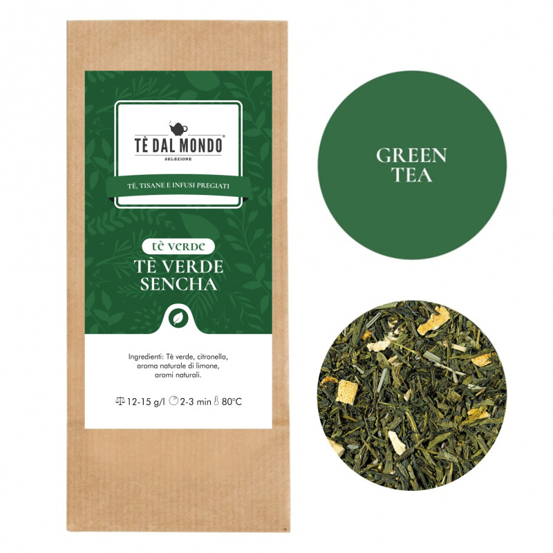 Tè verde Sencha al limone