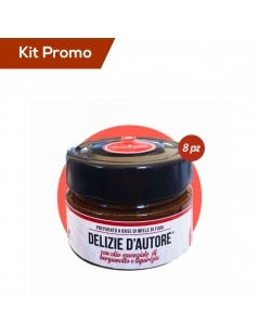 Box 8 vasetti di Miele di fiori con liquirizia e bergamotto