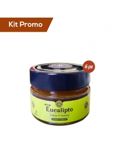Box 6 vasetti Miele di eucalipto biologico italiano