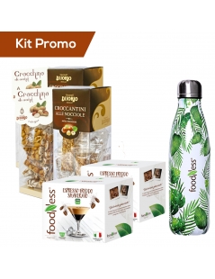 Kit caffe Shakerato Foodness compatibili Dolce Gusto con croccantini, in omaggio borraccia termica