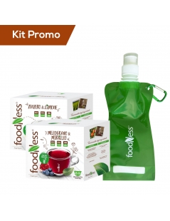 Kit capsule compatibili dolce gusto in vari gusti, in omaggio borraccia morbida Foodness