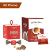Kit 30 cialde di caffè intenso con cioccolatini al latte con nocciole