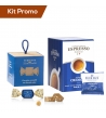Kit 30 cialde di caffè cremoso con cioccolatini al caramello con nocciole