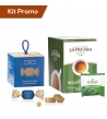 Kit 30 cialde di caffè decaffeinato con cioccolatini al caramello con nocciole