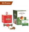 Kit 30 cialde di caffè decaffeinato con cioccolatini al latte e nocciole