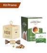 Kit 30 cialde di caffè decaffeinato con cioccolatini alla gianduja con nocciole
