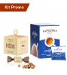 Kit 30 cialde di caffè cremoso con cioccolatini alla gianduja con nocciole