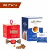 Kit 30 cialde di caffè cremoso con cioccolatini al latte con nocciole