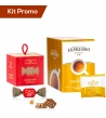 Kit 30 cialde di caffè delicato con cioccolatini al latte con nocciole