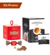 Kit 30 cialde di caffè forte con cioccolatini al latte con nocciole