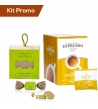 Kit 30 cialde di caffè delicato con cioccolatini al cioccolato bianco con pistacchi