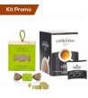 Kit 30 cialde di caffè forte con cioccolatini al cioccolato bianco con pistacchi