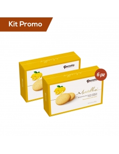 Kit 6 pacchi di biscotti da tè di pasta frolla al limone