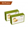 Kit 2 pacchi di biscotti da tè con pasta frolla e noci