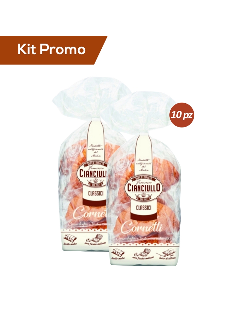 Kit 10 pacchi di cornetti Gran Sfoglia bianchi - Cianciullo