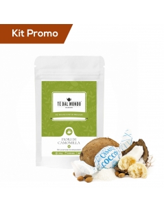 Kit piramidi fiori di camomilla con amaretti al cocco