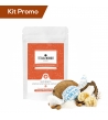 Kit piramidi di tè rooibos cioccolato e cocco con amaretti al cocco