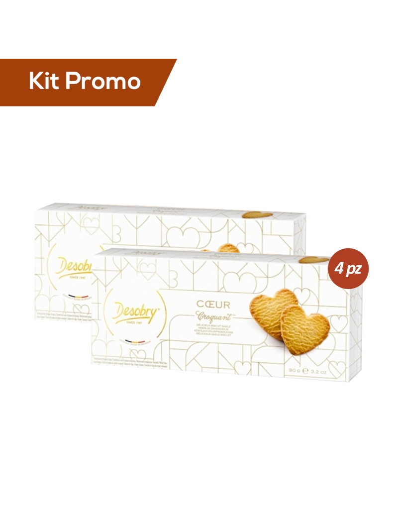 Kit 4 pacchi di biscotti Sable al burro