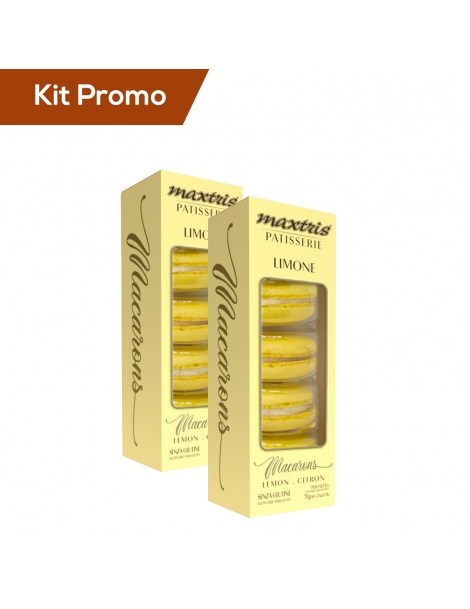 Kit 2 pacchi di Macarons Maxtris Al Limone