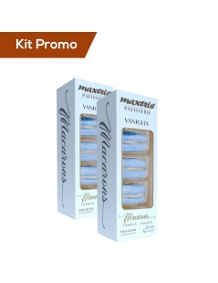 Kit 2 pacchi Macarons Maxtris Alla Vaniglia
