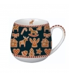 Tazza Mug pupazzi di pan di zenzero in confezione regalo