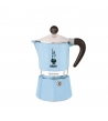 Moka "Rainbow" 1 Tazze, color azzurro
