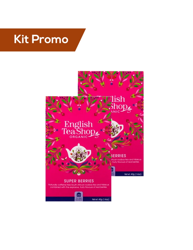 Kit 2 pacchi di English Tea Shop Tisana Frutti Rossi Bio