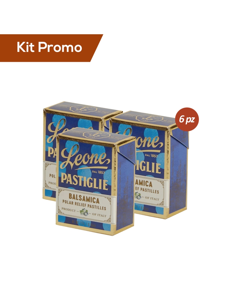 Box 6 scatoline Pastiglie Leone Alla Balsamica