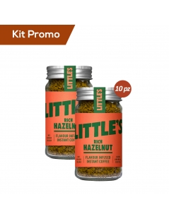 Kit 10 vasetti Caffè Americano Solubile con Aroma di Nocciola