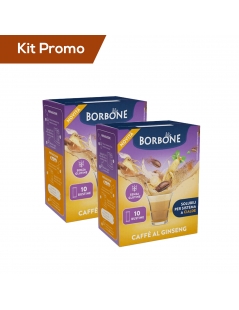 Kit 2 pacchi di Caffè Solubile al Ginseng Borbone