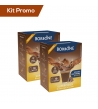 Kit 2 pacchi di Preparato Solubile al Cioccolato Borbone