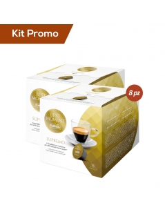 Kit 8 box di Capsule Espresso Supremo Compatibili Dolce Gusto