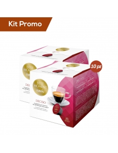 Kit 10 box Capsule Espresso Deciso Compatibili Dolce Gusto