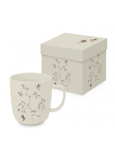 Tazza Mug Osaka beige opaca in confezione regalo