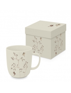 Tazza Mug Osaka beige opaca in confezione regalo